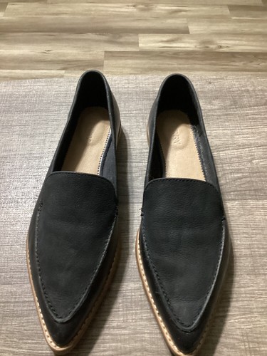 Sperry Women’s Saybrook Black Calf Hair Slip On Loafer Size 7.5