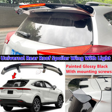 Universal Fit For Toyota Venza 2021 Gloss Black Rear Roof Spoiler Wing Wlight