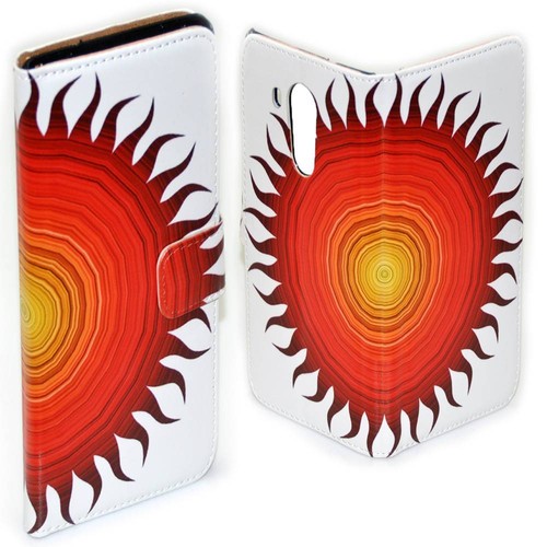 For Huawei Series Mobile Phone Sunray Pattern Print Wallet Phone Case Cover #2 - Picture 3 of 13