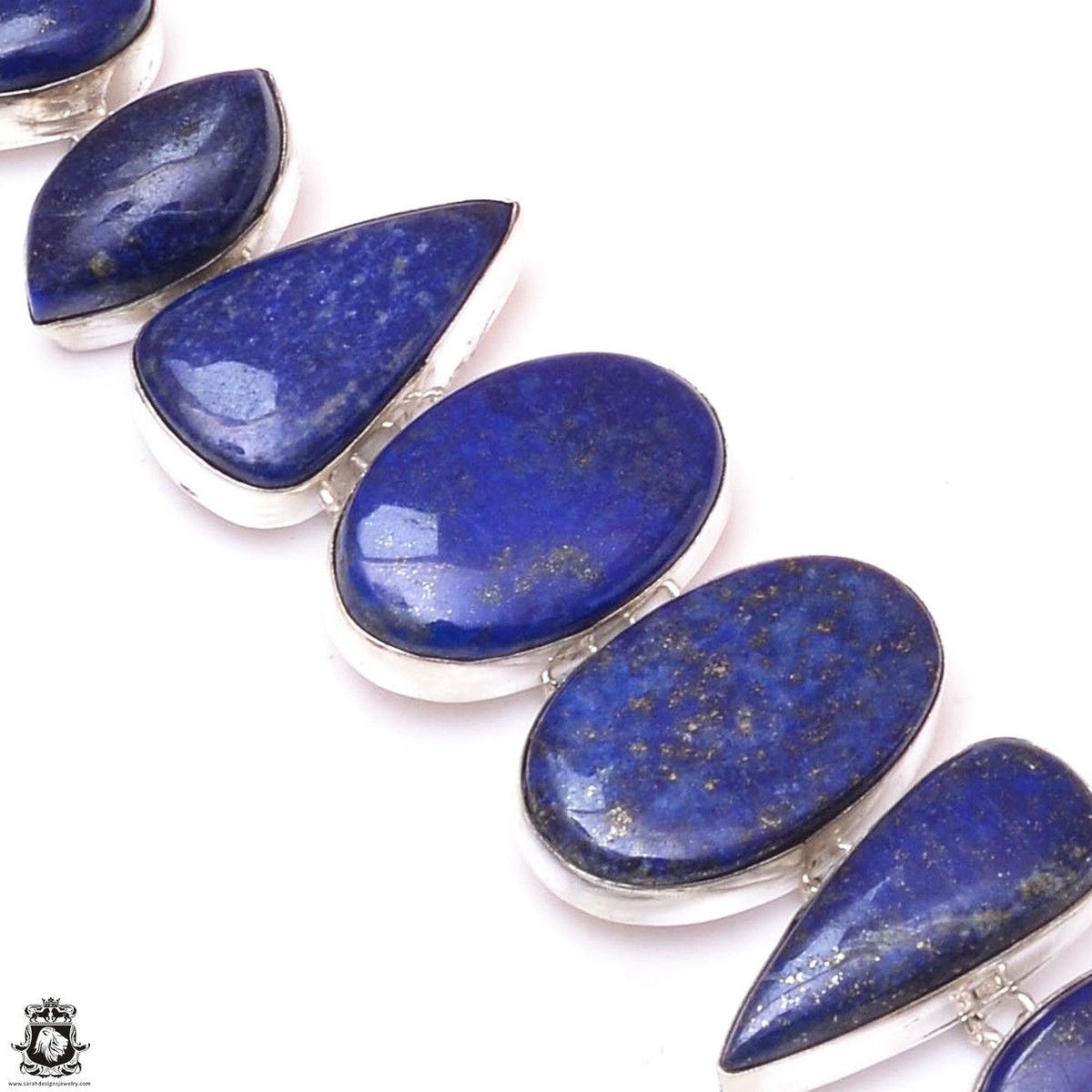 Unique Shape! Lapis Lazuli Genuine Gemstone Bracelet B4571 | eBay