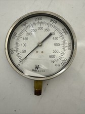 Weksler 4 1/2" Pressure Gauge 30" HG  0-600 PSIG