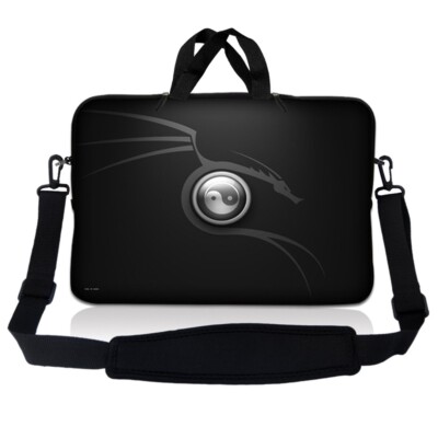 10 Inch Tablet Laptop Sleeve Bag Carry Case iPad Pouch w Shoulder Strap YingYang