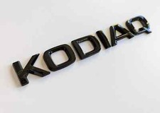 Gloss Black Metal Rear Badge Letters for KODIAQ Glossy Shiny Car VRS