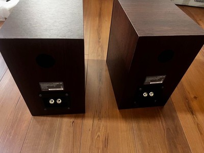 Kenwood LS-K901-M 2-way Bookshelf Speakers Bass-Reflex High-res Wood Brown  Used