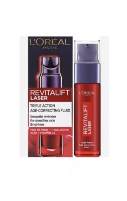 Loreal Revitalift Laser Triple Action Age Correcting Fluid glatte Falten *NEU