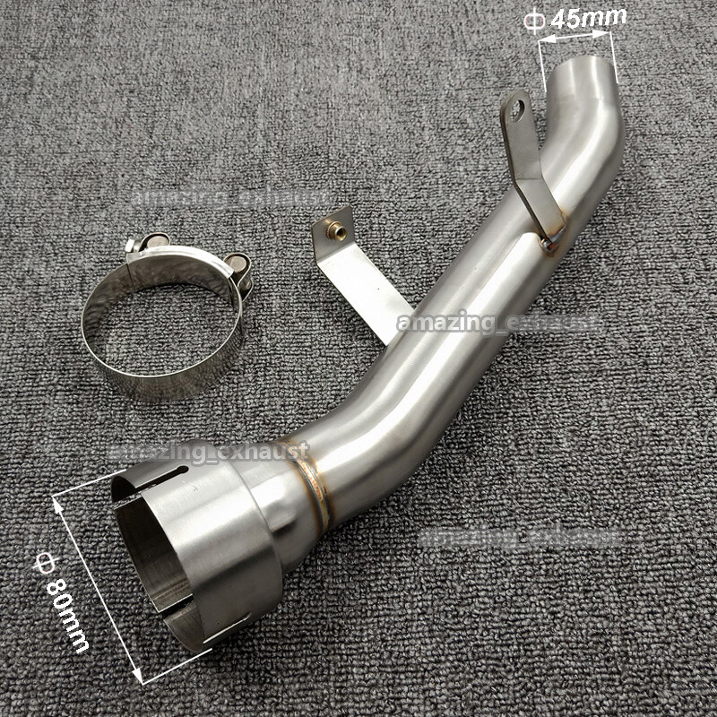 その他 ma For Suzuki GSXS1000 GSX-S 1000 2015-2022 Exhaust Mid Link Pipe