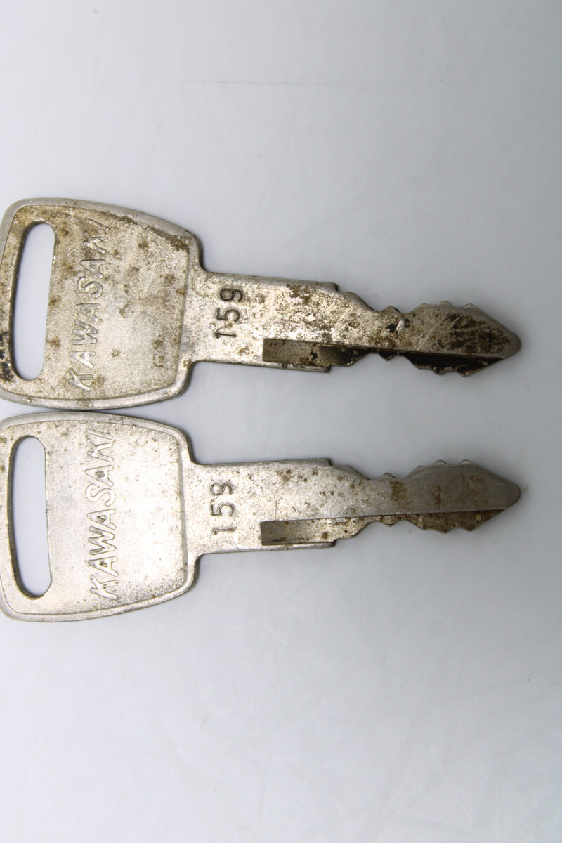 洋楽 KEYMO Kawasaki Key Number 159 Sold As a Pair | eBay