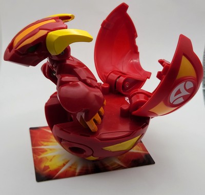 Bakugan Helix Dragonoid DEKA Tamaño Rojo Pyrus Jumbo Gundalian