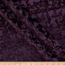 Plum Abstract Crushed Velvet - Custom Tablecloths, Machine Washable