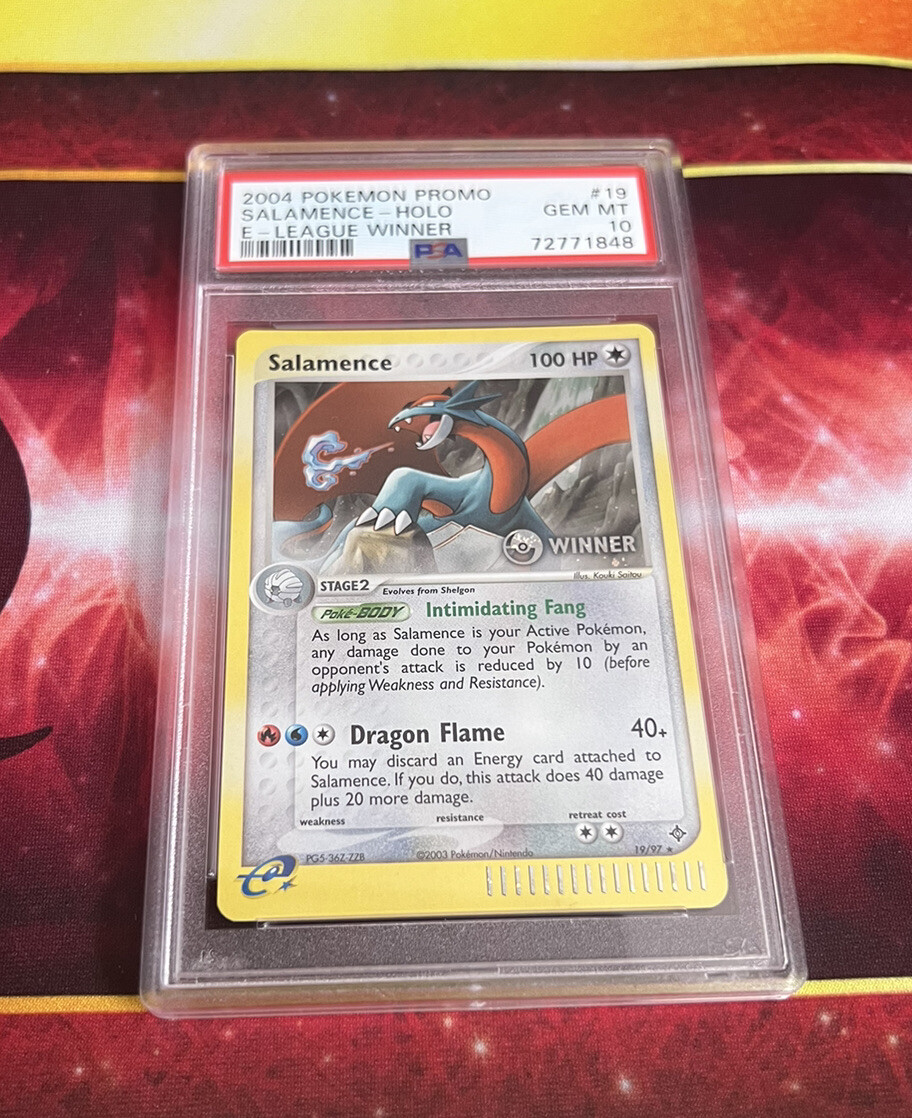 Salamence - 19/97 EX Dragon e-League Winner - PSA 10 Salamence - 19/97 EX Dragon e-League Winner - PSA 10