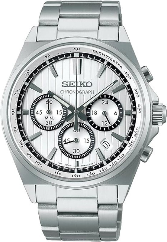Seiko Selection SBTR031 Stainless Steel Chronograph Men Watch
