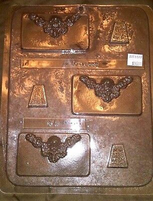 Cherub Placecard and Stand Chocolate Candy Plastic Mold CK 90-15553 3"W x 2"H