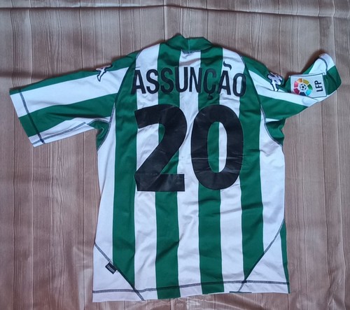 Real Betis Spain FOOTBALL SHIRT SOCCER Kappa #20 Assuncao Signed By Players - 第 1/6 張圖片