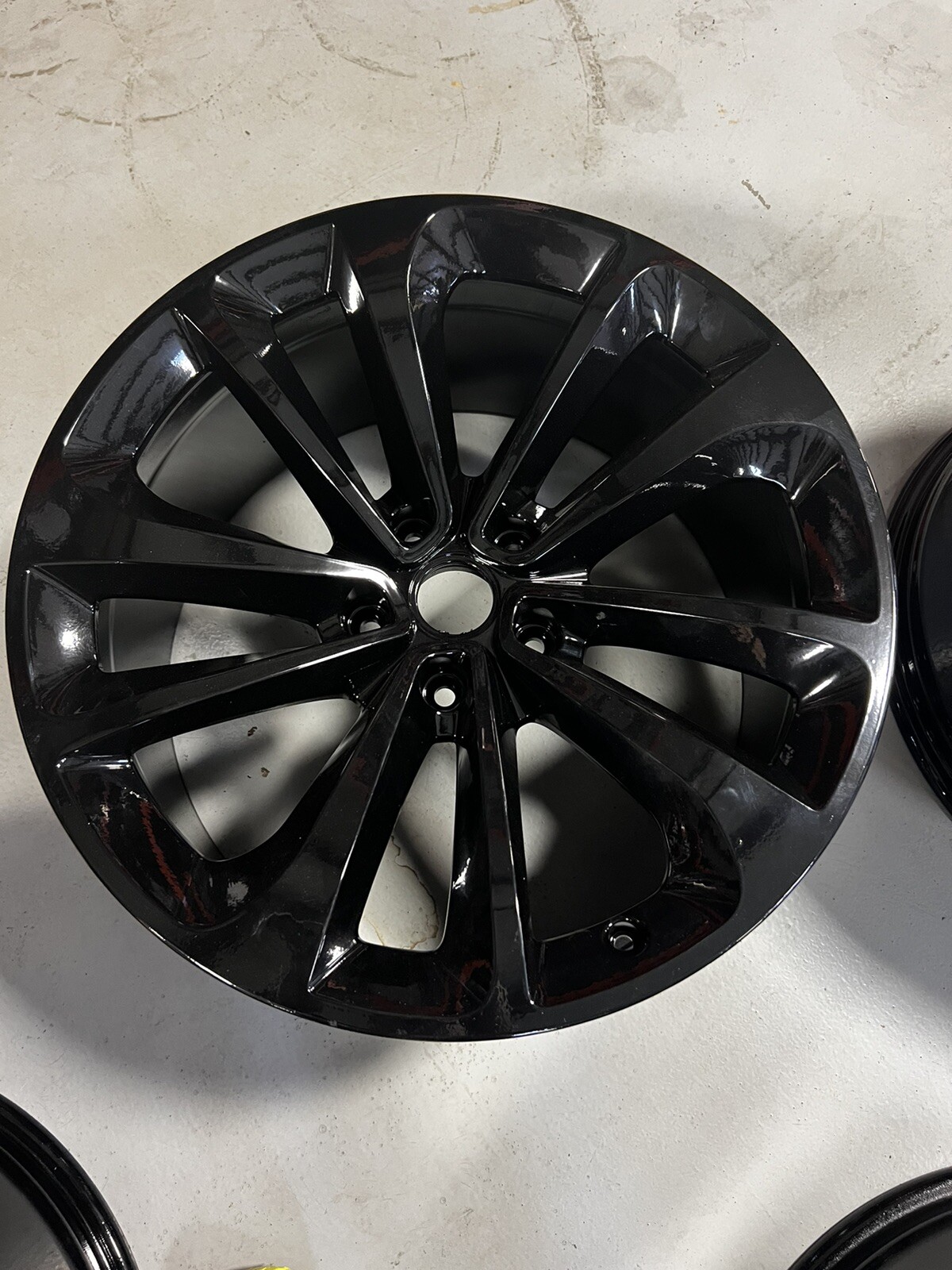 (4) BENTLEY BENTAYGA OEM FACTORY 21" WHEELS RIMS NEW GLOSS BLACK 5X130