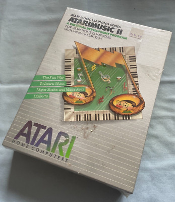 ATARIMUSIC II - Vintage Atari 400/800 Computer Software - BRAND NEW & SEALED/NOS