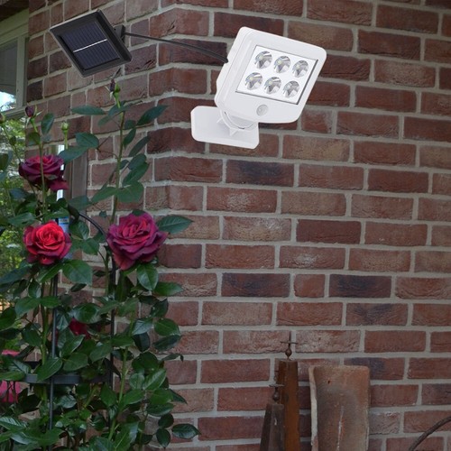 Wandleuchte Außenlampe Bewegungsmelder Solarleuchte LED Terrassenlampe beweglich - Bild 5 von 10