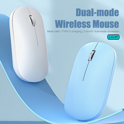 Bluetooth Mouse 2.4G Wireless Mouse Silent Mouse Ergonomic Gaming Office Mice*Q - Photo 8/19