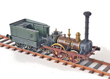 MORAVIA 1838 mit Stephensons Tender, KFNB (H0) Bausatz, bewegliches Standmod.