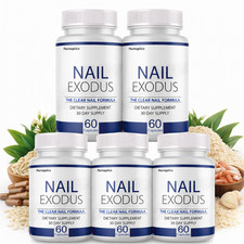 Nail Exodus Supplement Probiotic Clear Nail Health Formula 5 Bottles 