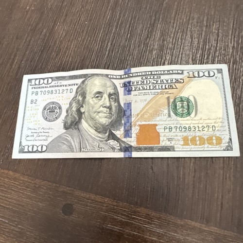 $100 CASH - $100 Dollar Bill - Blue Note - United States note USD - Lot 127D