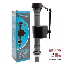 Adjustable Fill Valve   Universal Toilet Fill Valve, Quiet  Water-Saving, 1