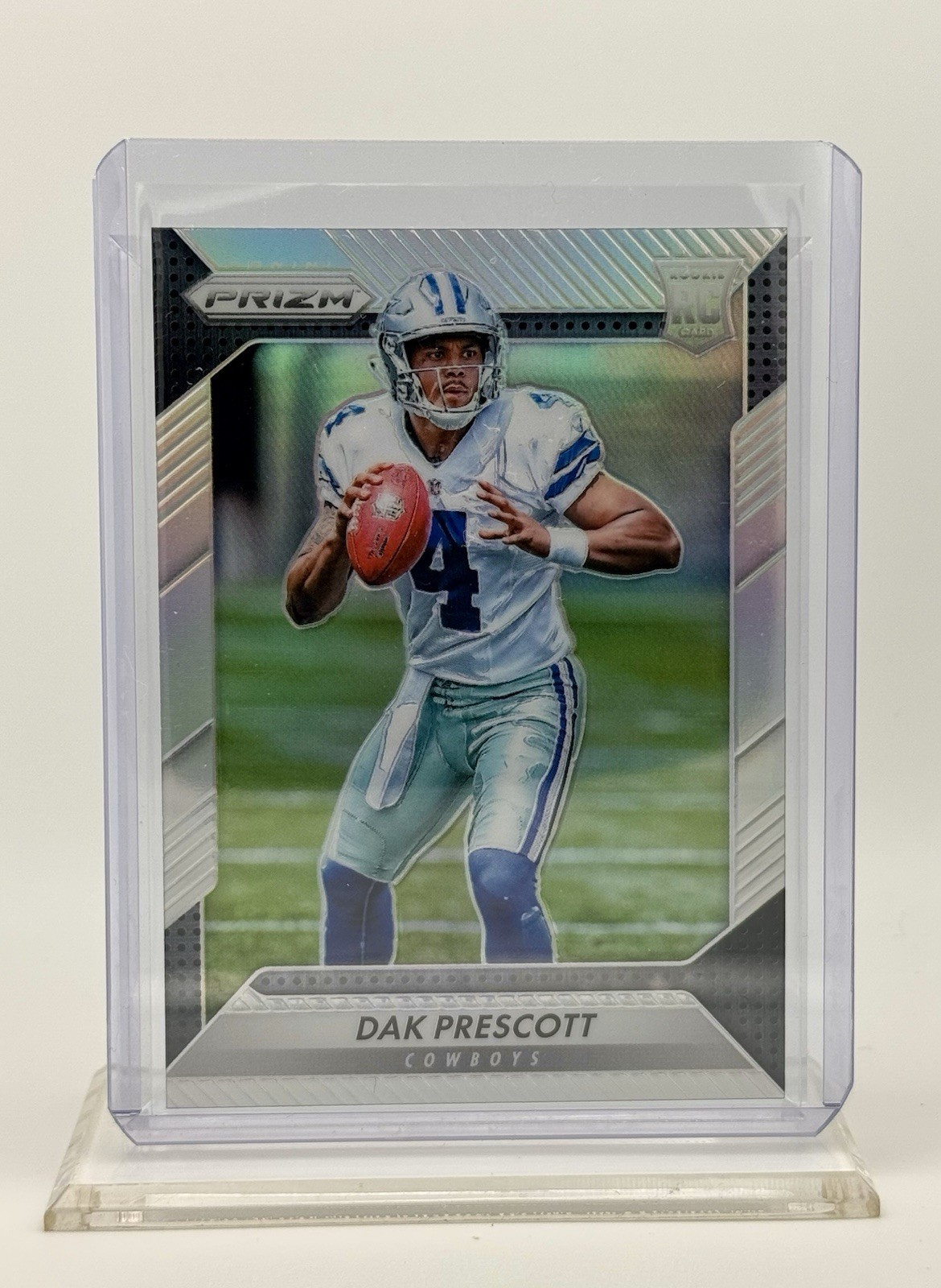 2016 Prizm Football Dallas Cowboys Rookie QB Dak Prescott Silver Prizm RC#231