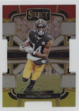 2023 Panini Select Concourse Red & Yellow Prizm Die-Cut George Pickens #83 0c9e