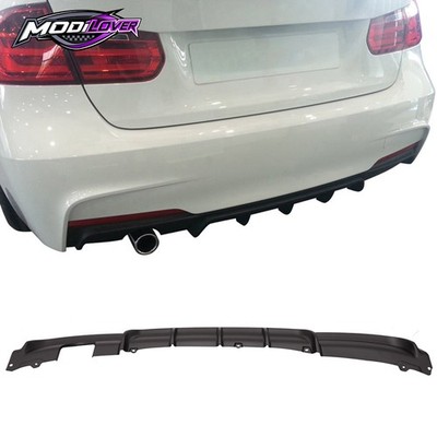 Fits 12-18 F30 M Performance Style Rear Diffuser Valance Lip With Single Outlet