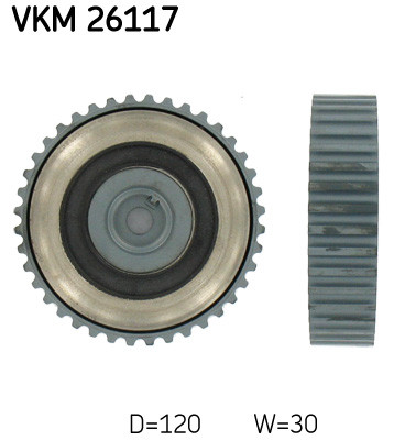 SKF VKM 26117 Umlenk-/Führungsrolle, Zahnriemen für OPEL,RENAULT