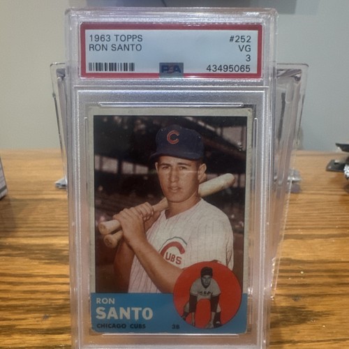 1963 Topps Ron Santo #252 card