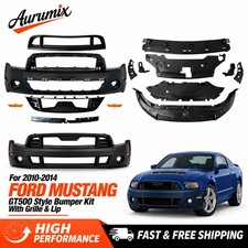 Front Bumper Cover Body Kit W Grille Lip For 2010-2014 Ford Mustang Gt500 Style Front Bumper Cover Body Kit W Grille Lip For 2010-2014 Ford Mustang Gt500 Style