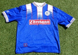 trikot shirt camiseta Karslruher SC 1996 1997 Adidas XL Oldskool retro