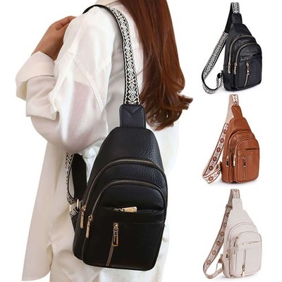 Women Crossbody Shoulder Bags Chest Sling Bag Fanny Packs Travel Sports Backpack