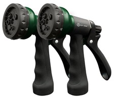 AUTOMAN Garden Hose Nozzle, 2 Pack Water Sprayer Nozzle with 7 Adjustable Wateri