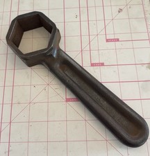 2-1/8" Vintage Spanner Wrench Steel Industrial Heavy Duty USA  9-1/4"  Long