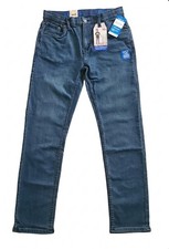 Levi's 502 Regular Taper Jeans Boys Size 18 Reg New Strong Performance Stretch