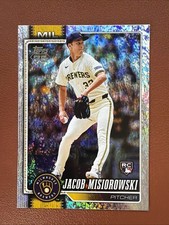 2026 Topps Series 1 JACOB MISIOROWSKI Holo Foil RC #10 Milwaukee Brewers 