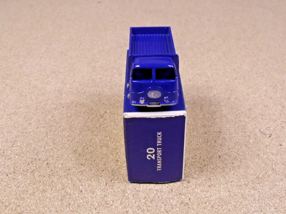 OLD VINTAGE LESNEY MATCHBOX # 20 ERF 686 TRUCK ORIGINAL BOX - image 3 of 4