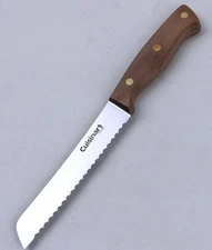 Cuisinart ADVANTAGE 6" BREAD Knife, HIGH-CARBON Steel Blade & WOOD Handle, C55W