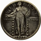 Exceptionally rare--1923-S Standing Liberty Quarter Avidly Pursued Choice-
