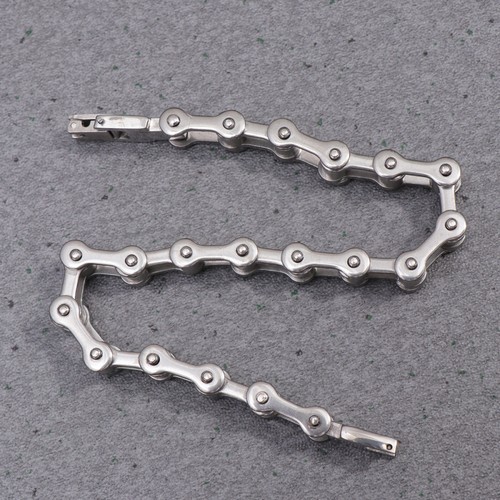 Bicycle Chain Bracelet Stainless Steel Bracelets for Women Man Biker - 第 5/11 張圖片