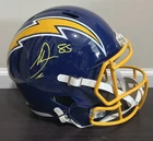 Antonio Gates Chargers Signed 1974-87 Throwback Rep Full Size Helmet - Beckett