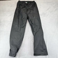 Columbia Rain Pants Mens Large Black Adj. Ankle 0088