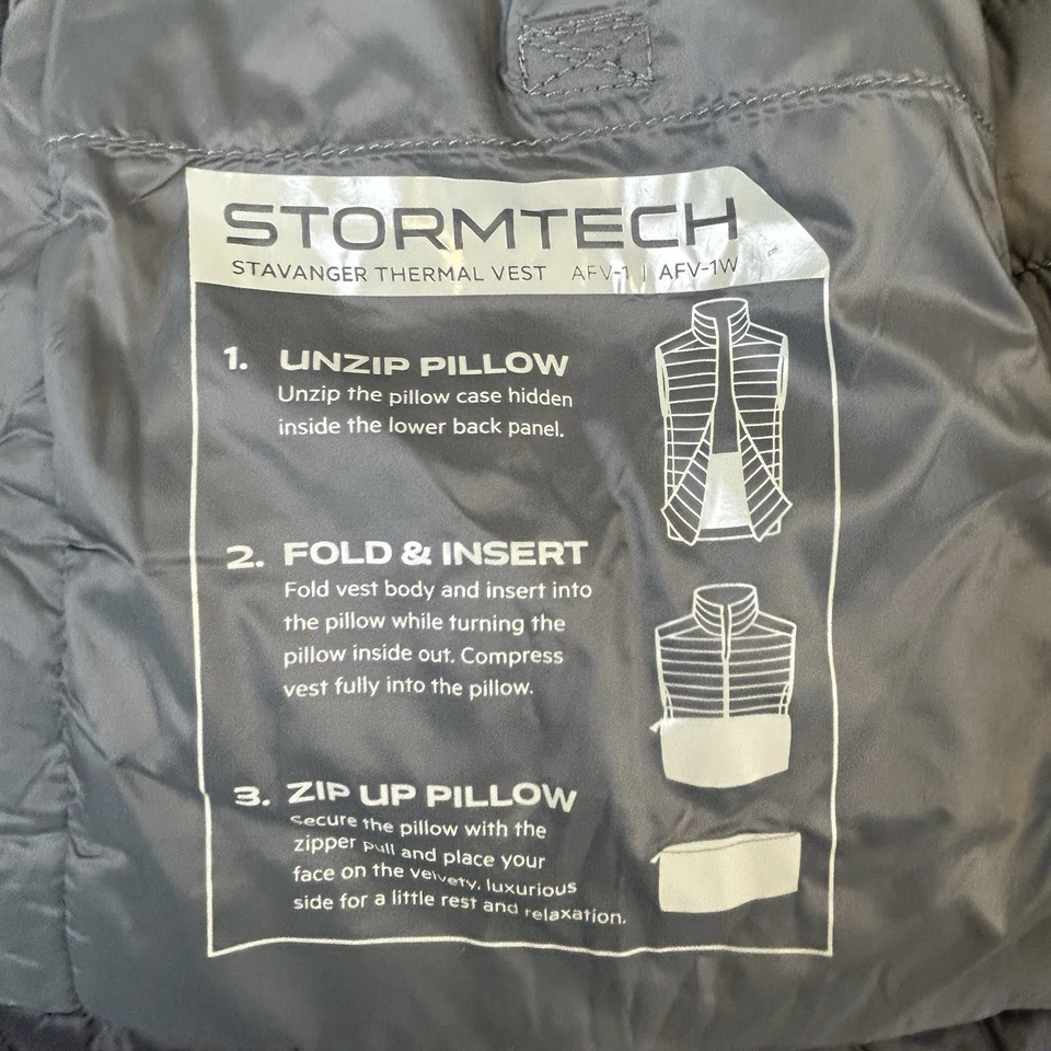 Stormtech Stavanger Thermal Vest Black | Tik Tock Logo on Chest Mens Size Large - Image 4 of 4