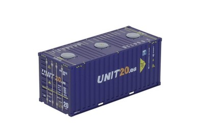 Kombimodell 88015.04 20' Fuss Container Bulk UNIT20 blau H0 1/87 NEU+OVP