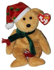 CT Ty Beanie Baby - 2003 HOLIDAY TEDDY the Bear 8.5" MWCT Stuffed Animal Toy