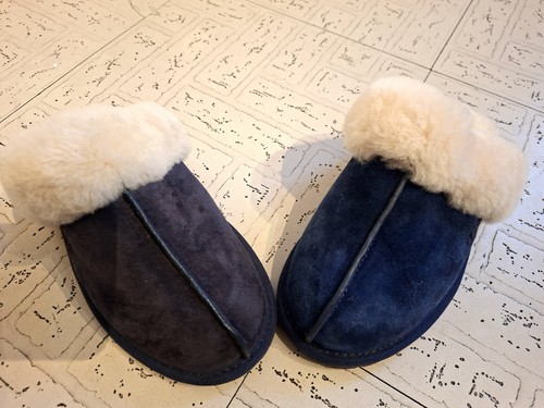 UGG Hausschuhe Blau Uk-4,5 EU-37 Damen NEUWARE,ABER-LOOK TO FOTOS COMFORT, Warm