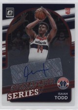 2021-22 Panini Donruss Optic Signature Series Isaiah Todd #SS-ITD Auto x5u
