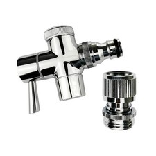 Brass Faucet Diverter Valve with Quick Connection, Faucet Diverter Adapter Fr...
