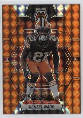 2023 Panini Mosaic Orange Mosaic Prizm 170/199 Denzel Ward #52 1g40
